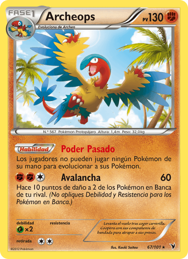 Archeops, carta 67 de Nobles Victorias