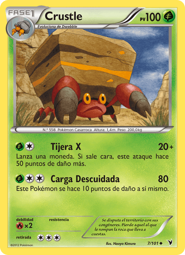 Crustle, carta 7 de Nobles Victorias