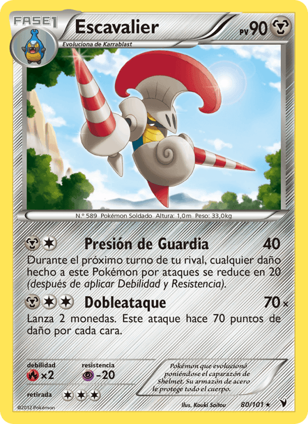 Escavalier, card 80 from Nobles Victorias