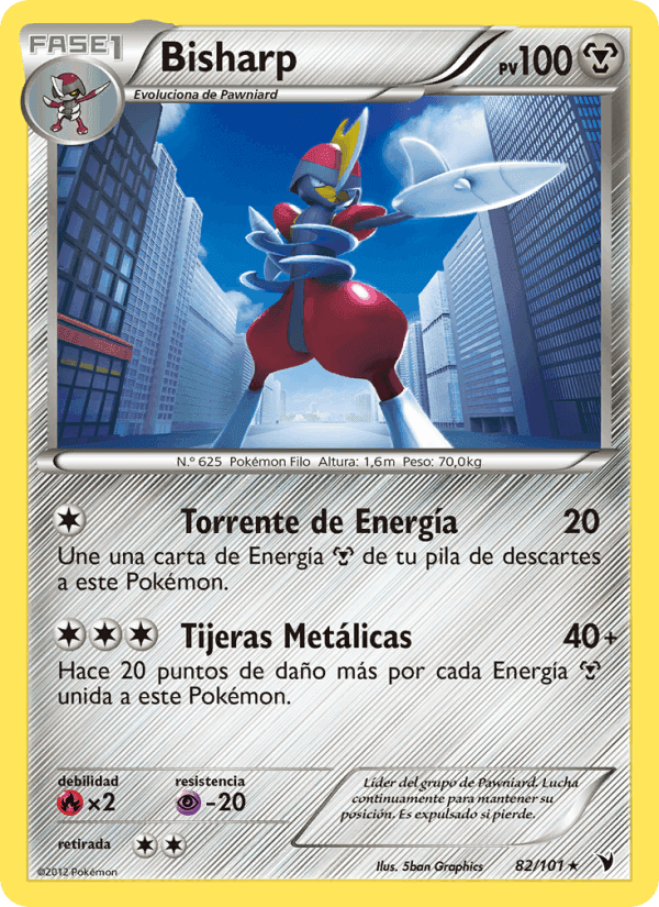 Bisharp, carta 82 de Nobles Victorias