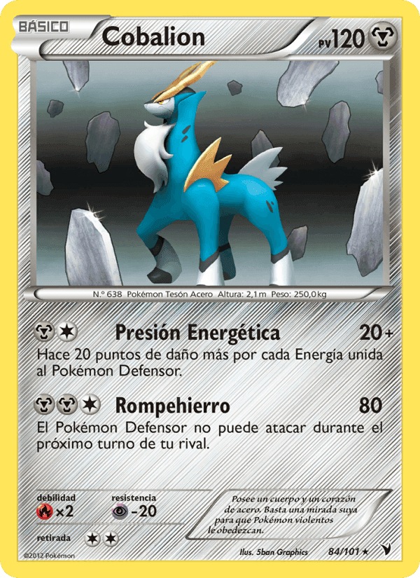 Cobalion, carta 84 de Nobles Victorias