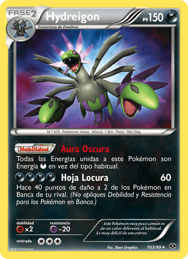 Hydreigon, carta 103 de Próximos Destinos
