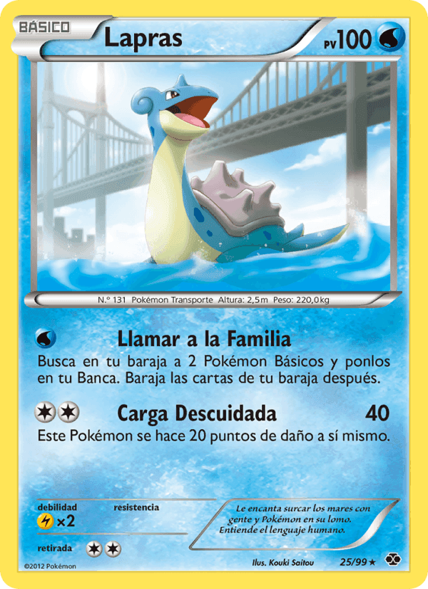 Lapras, carta 25 de Próximos Destinos