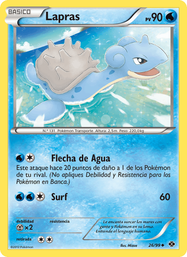 Lapras, carta 26 de Próximos Destinos