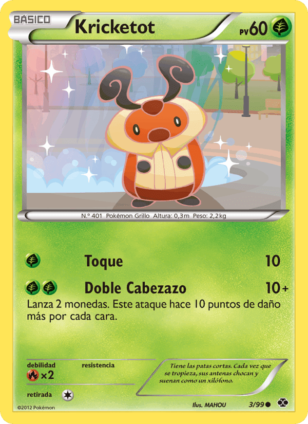 Kricketot, carta 3 de Próximos Destinos