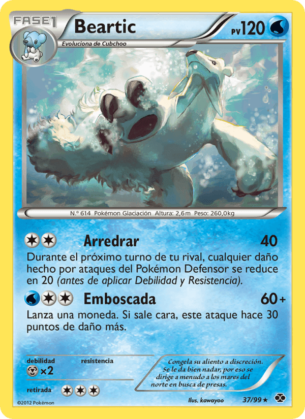 Beartic, carta 37 di Próximos Destinos