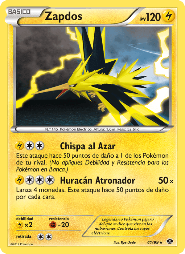 Zapdos, carta 41 de Próximos Destinos