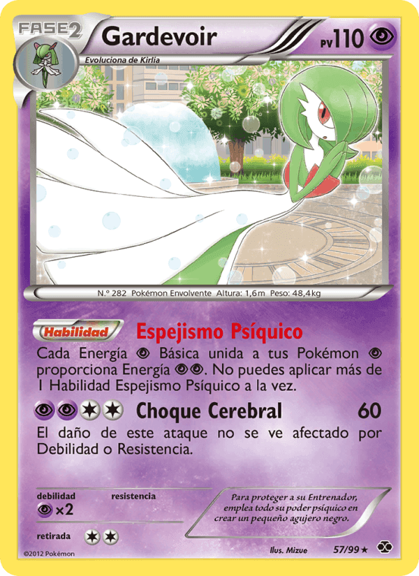Gardevoir, carta 57 de Próximos Destinos