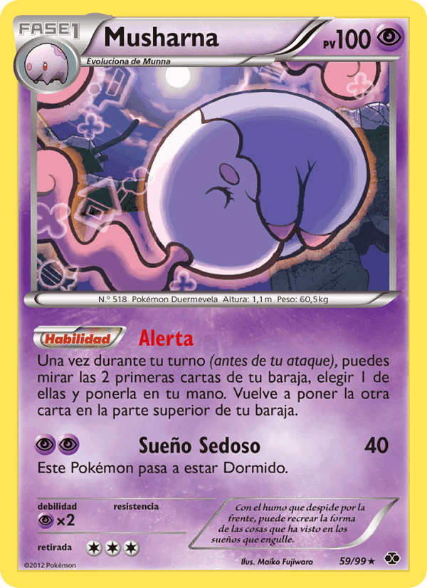 Musharna, carta 59 de Próximos Destinos