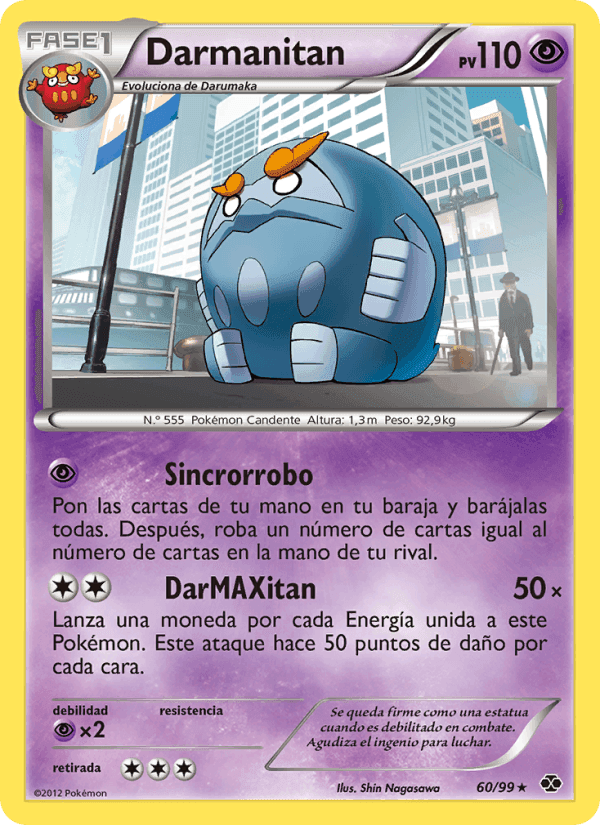 Darmanitan, card 60 from Próximos Destinos