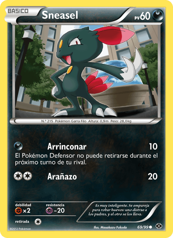 Sneasel, carta 69 de Próximos Destinos