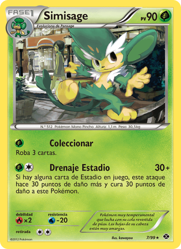 Simisage, carta 7 de Próximos Destinos