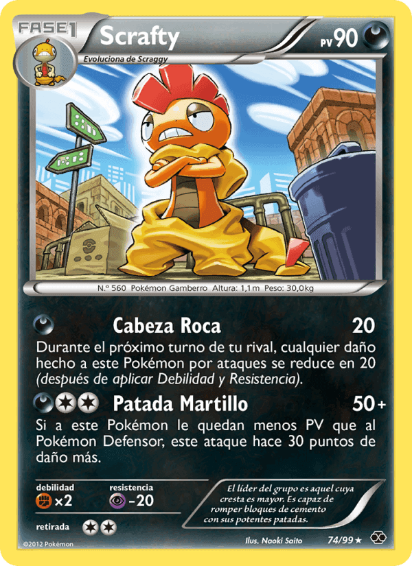 Scrafty, carta 74 de Próximos Destinos