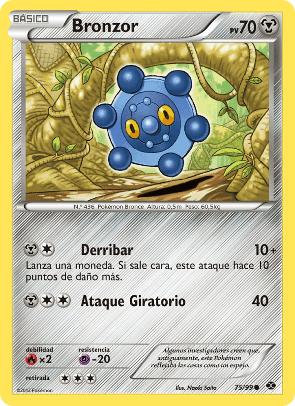 Bronzor, carta 75 di Próximos Destinos