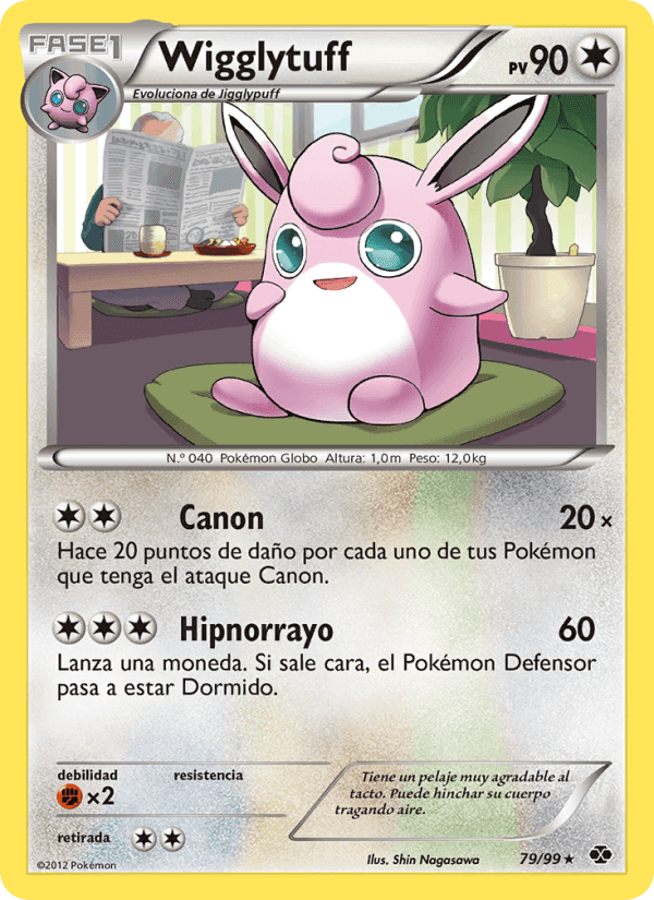 Wigglytuff, carta 79 de Próximos Destinos
