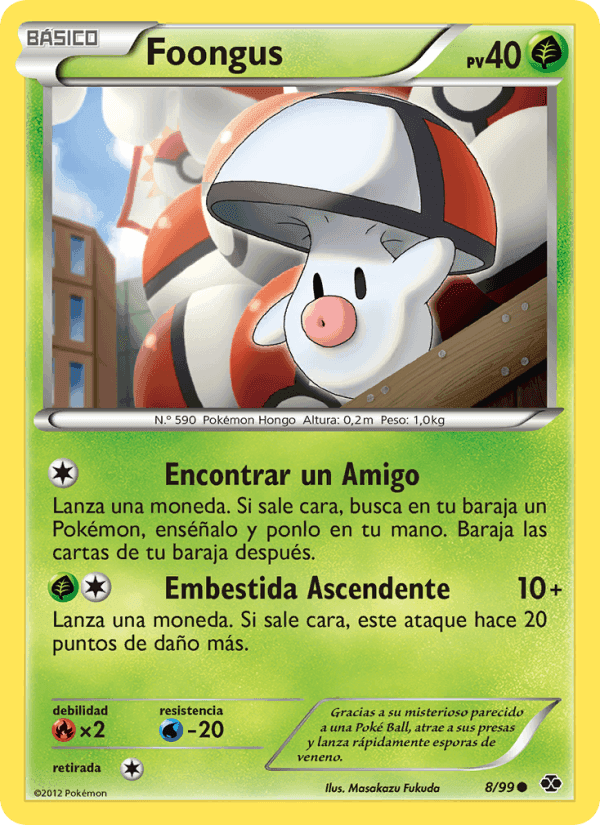 Foongus, carta 8 di Próximos Destinos