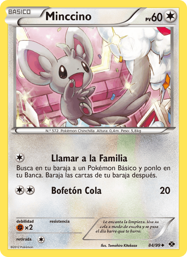 Minccino, card 84 from Próximos Destinos