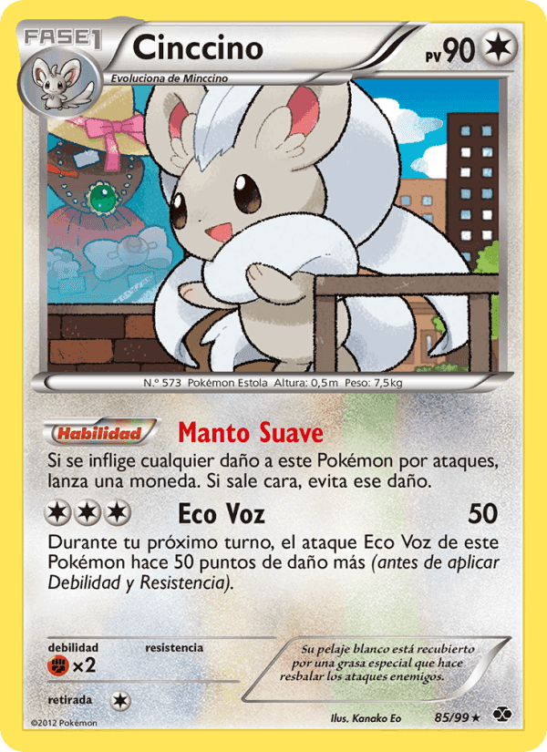 Próximos Destinos の 85 番、Cinccino