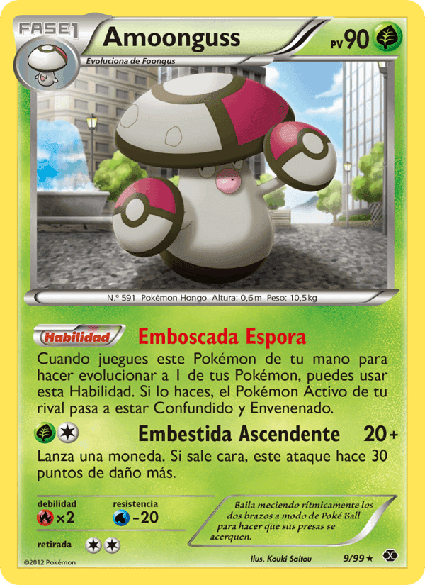 Amoonguss, carta 9 de Próximos Destinos