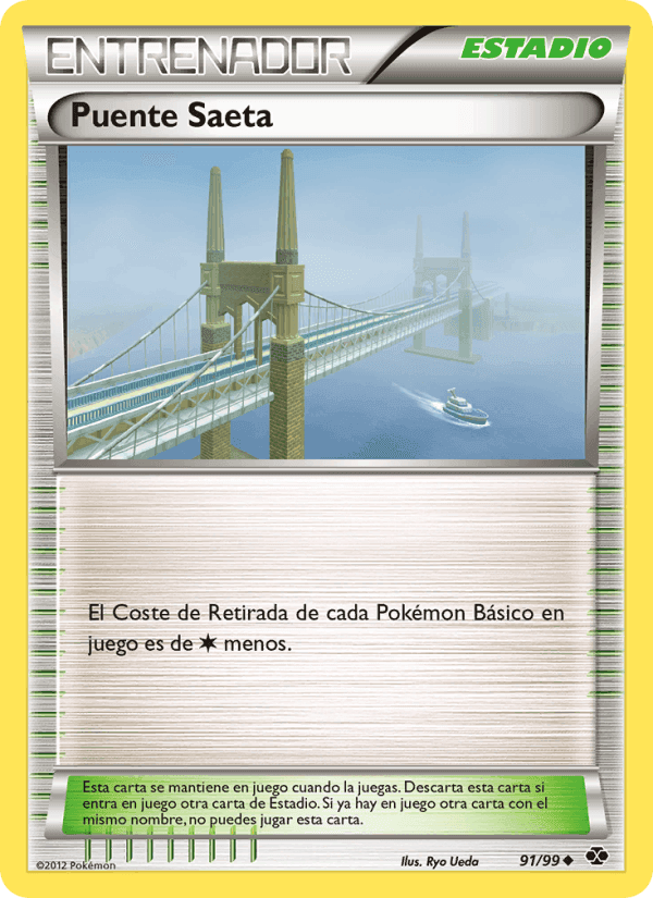 Puente Saeta, carta 91 de Próximos Destinos