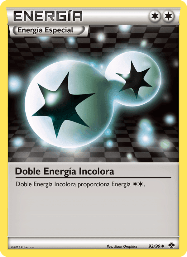Doble Energía Incolora, carta 92 de Próximos Destinos