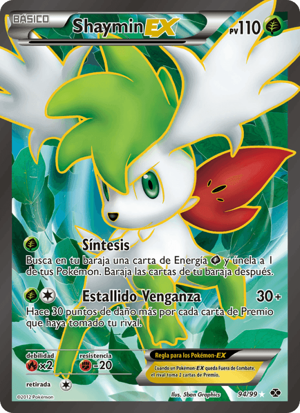Shaymin-EX, carta 94 de Próximos Destinos