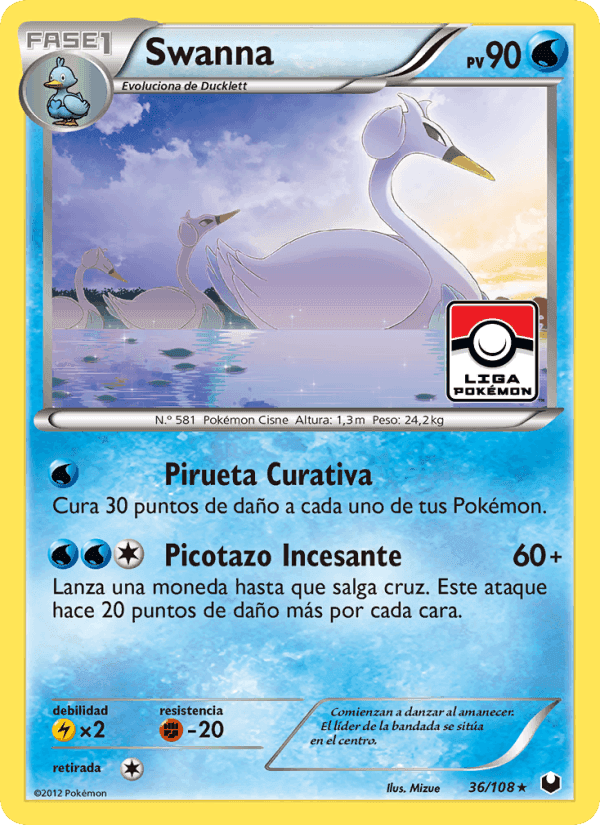 Swanna, carta 36 de Oscuros Exploradores
