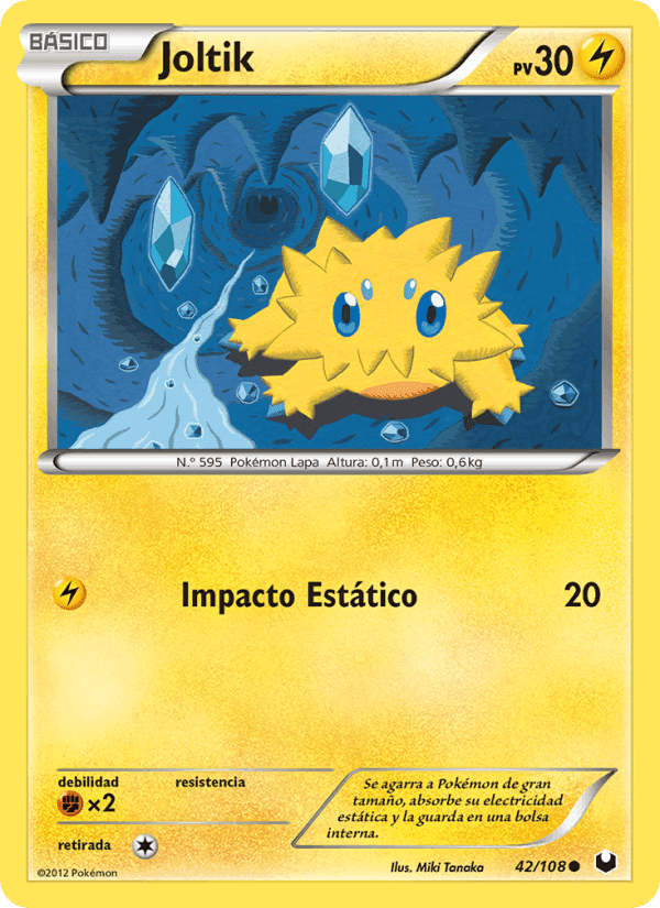 Joltik, carte 42 de Oscuros Exploradores