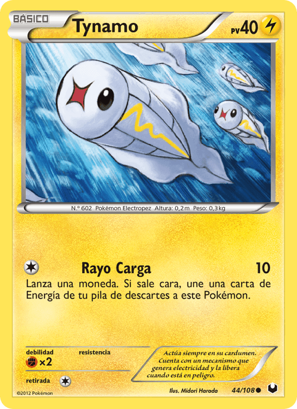 Tynamo, carte 44 de Oscuros Exploradores
