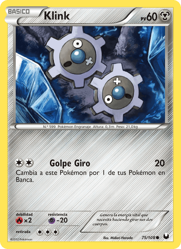 Klink, carta 75 de Oscuros Exploradores