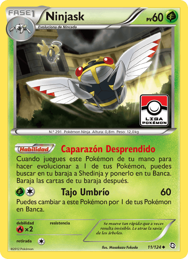 Ninjask, carte 11 de Dragones Majestuosos