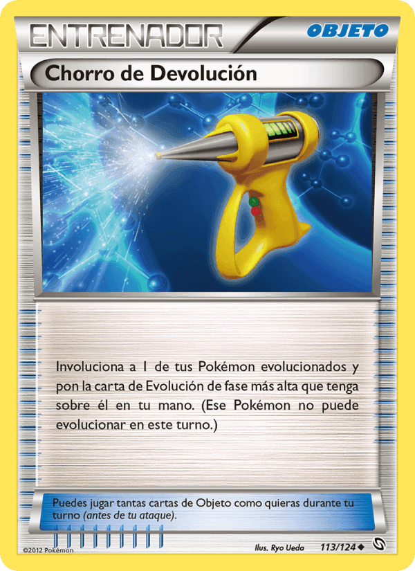 Chorro de Devolución, card 113 from Dragones Majestuosos
