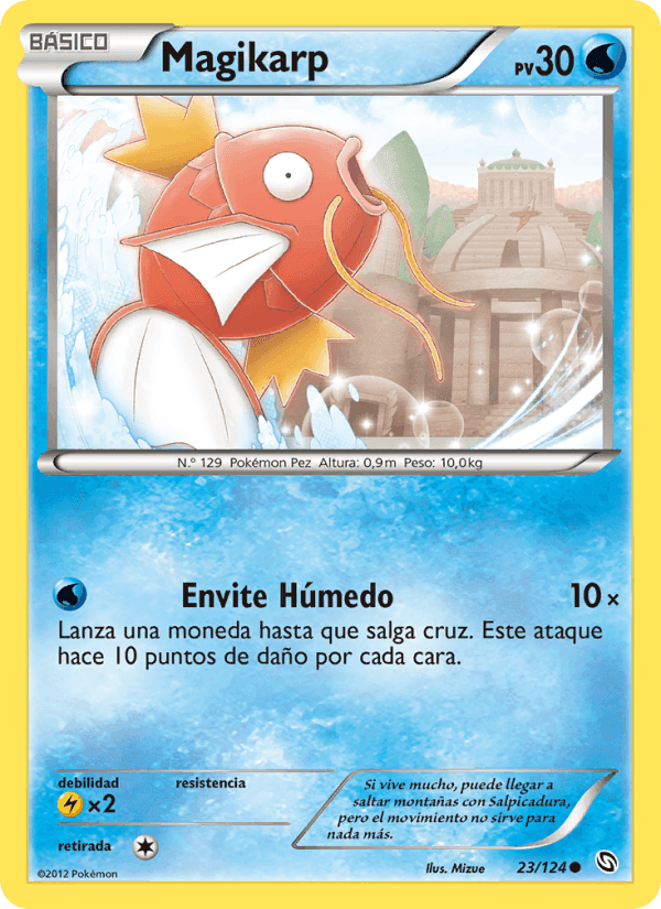 Magikarp, carta 23 de Dragones Majestuosos