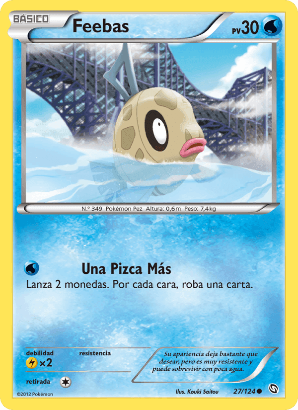 Feebas, carte 27 de Dragones Majestuosos