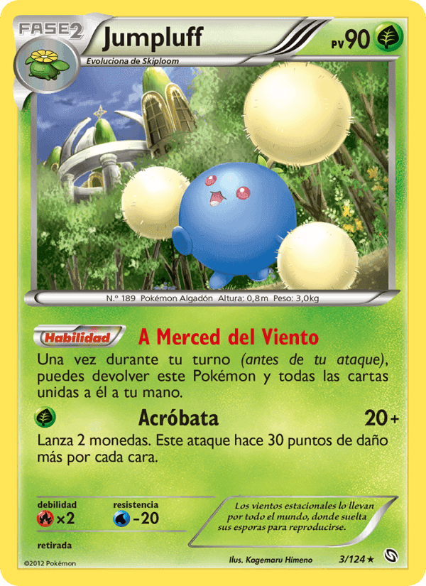 Jumpluff, carta 3 de Dragones Majestuosos