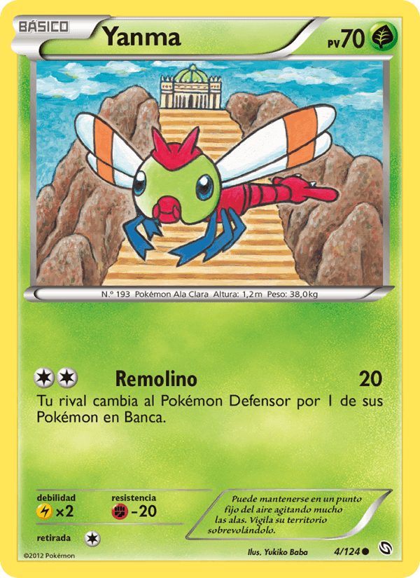 Yanma, carte 4 de Dragones Majestuosos