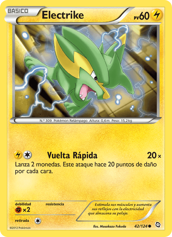 Electrike, carte 42 de Dragones Majestuosos