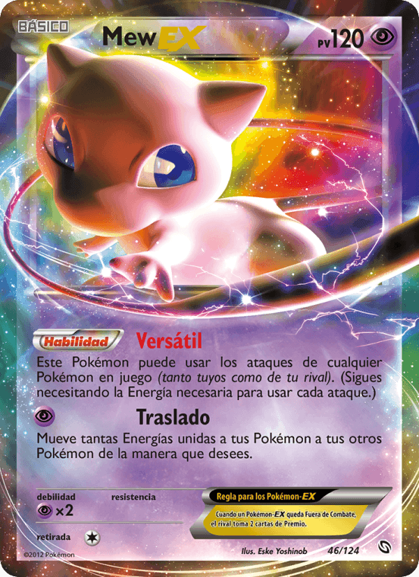 Mew-EX, carta 46 de Dragones Majestuosos