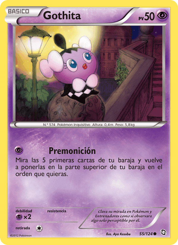 Gothita, carta 55 de Dragones Majestuosos