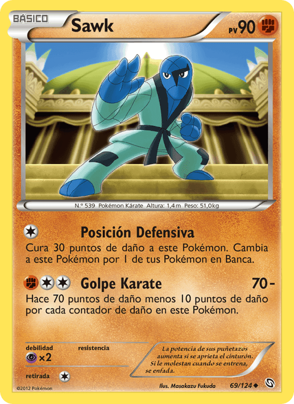 Sawk, carta 69 de Dragones Majestuosos