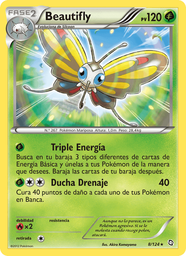 Beautifly, carta 8 di Dragones Majestuosos
