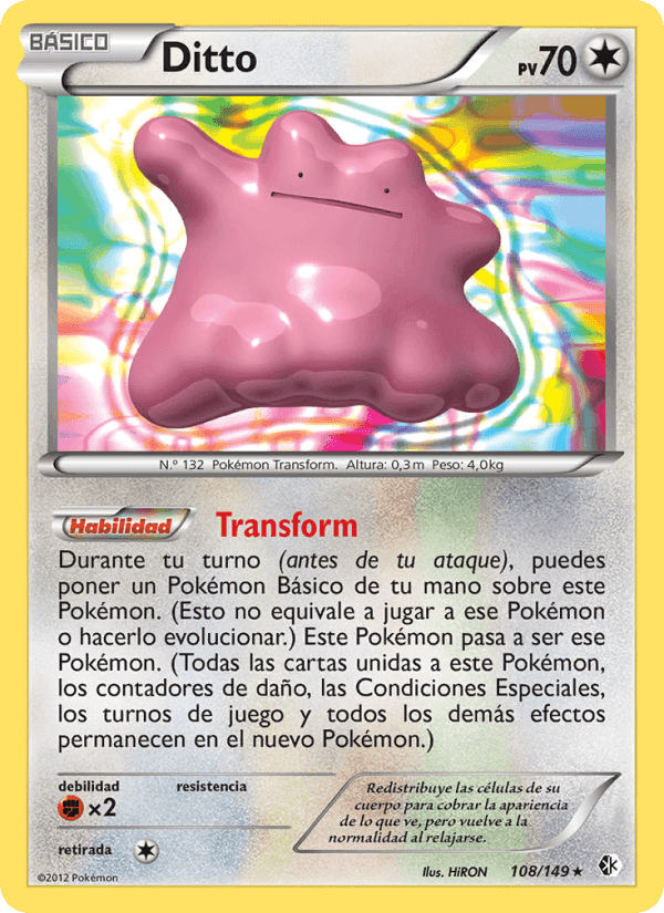 Ditto, carte 108 de Fronteras Cruzadas