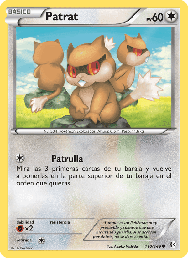 Patrat, carta 118 de Fronteras Cruzadas