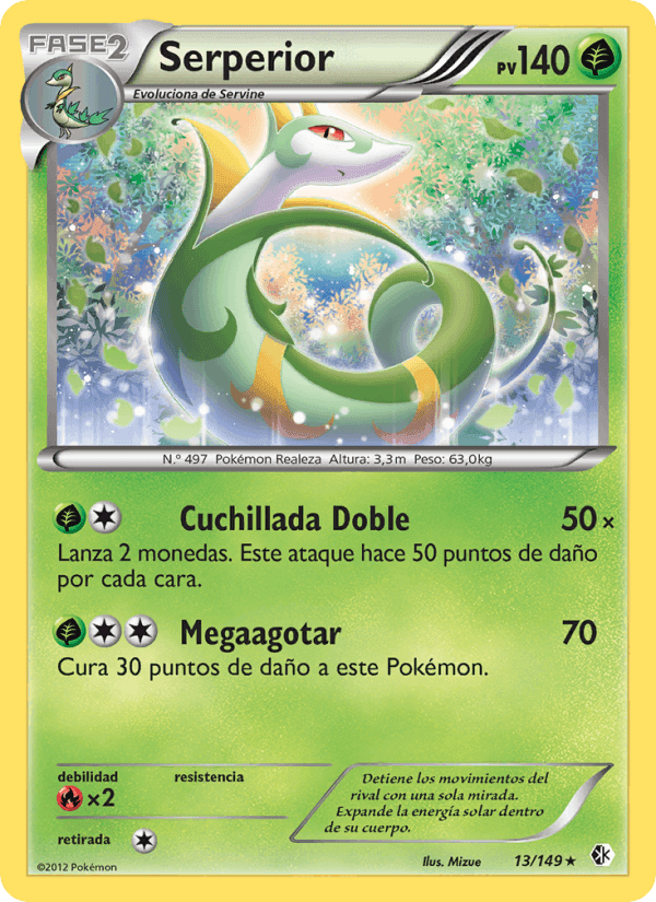 Serperior, carta 13 de Fronteras Cruzadas