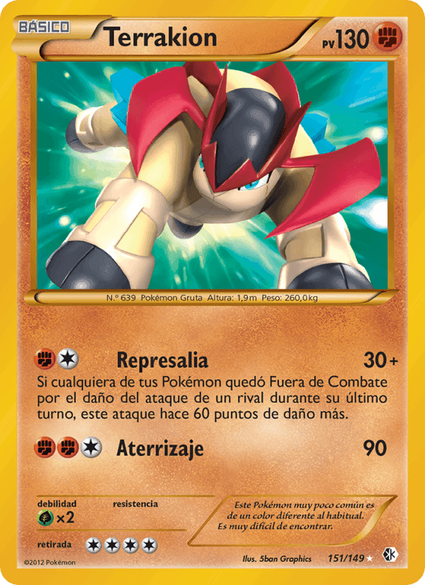 Terrakion, carta 151 de Fronteras Cruzadas
