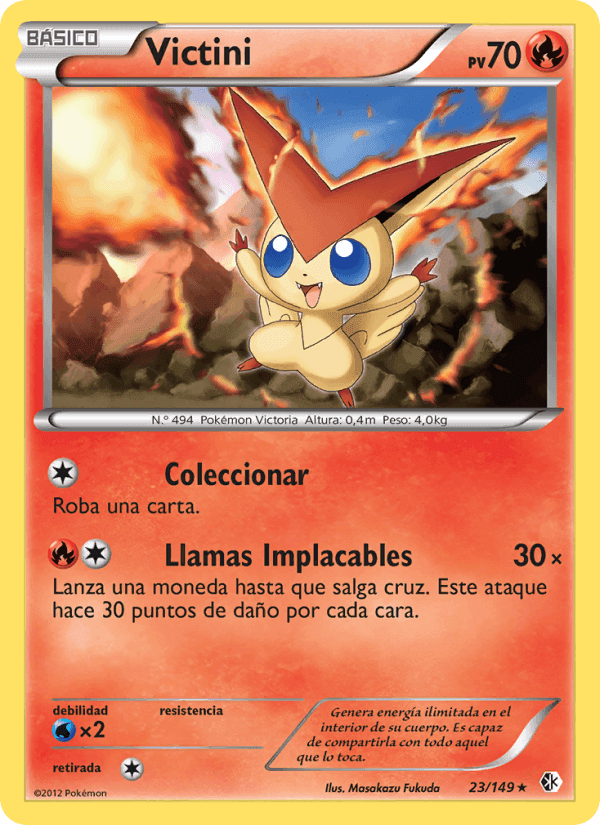 Victini, carte 23 de Fronteras Cruzadas