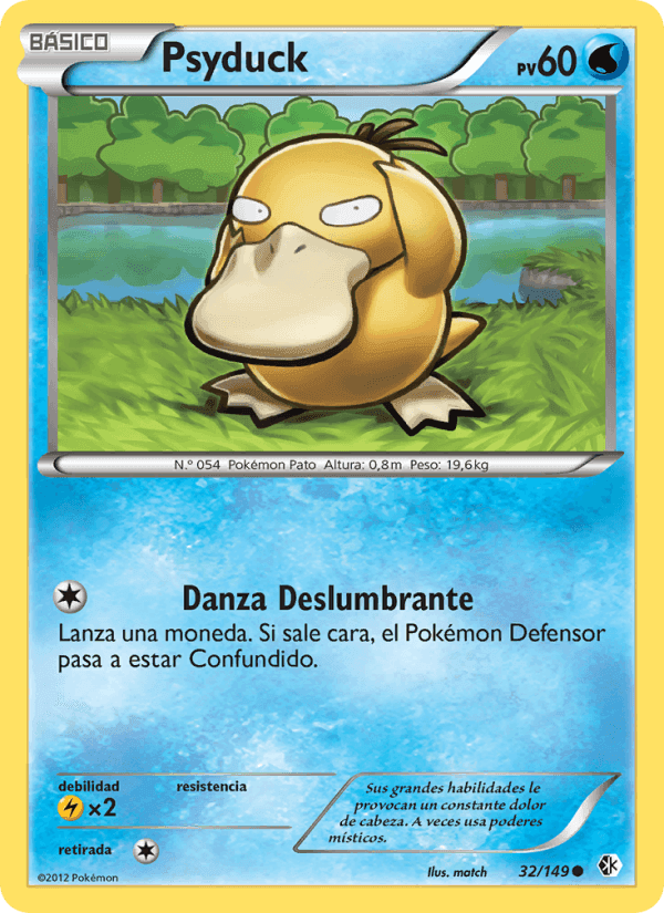 Psyduck, carta 32 de Fronteras Cruzadas