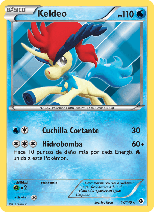 Keldeo, carta 47 de Fronteras Cruzadas