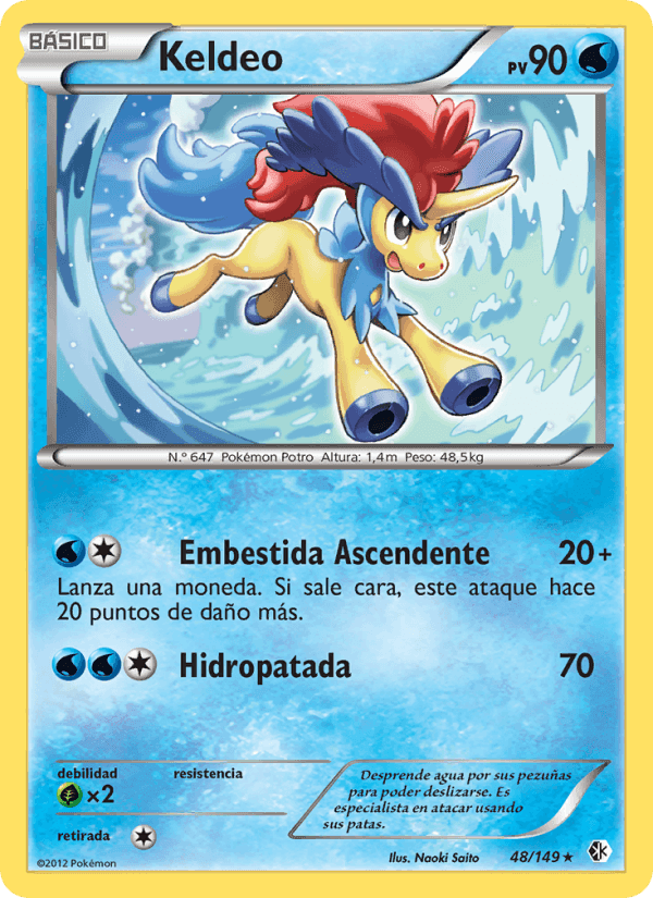 Keldeo, carta 48 de Fronteras Cruzadas