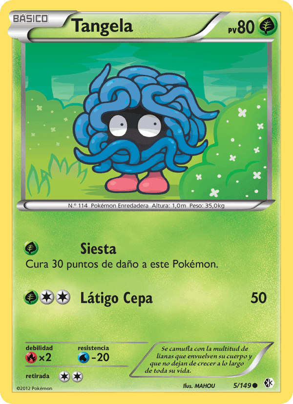 Tangela, carta 5 de Fronteras Cruzadas